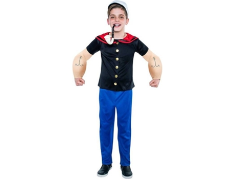 Fato Infantil  Marinheiro Musculado (Tam: 3-4 Anos)