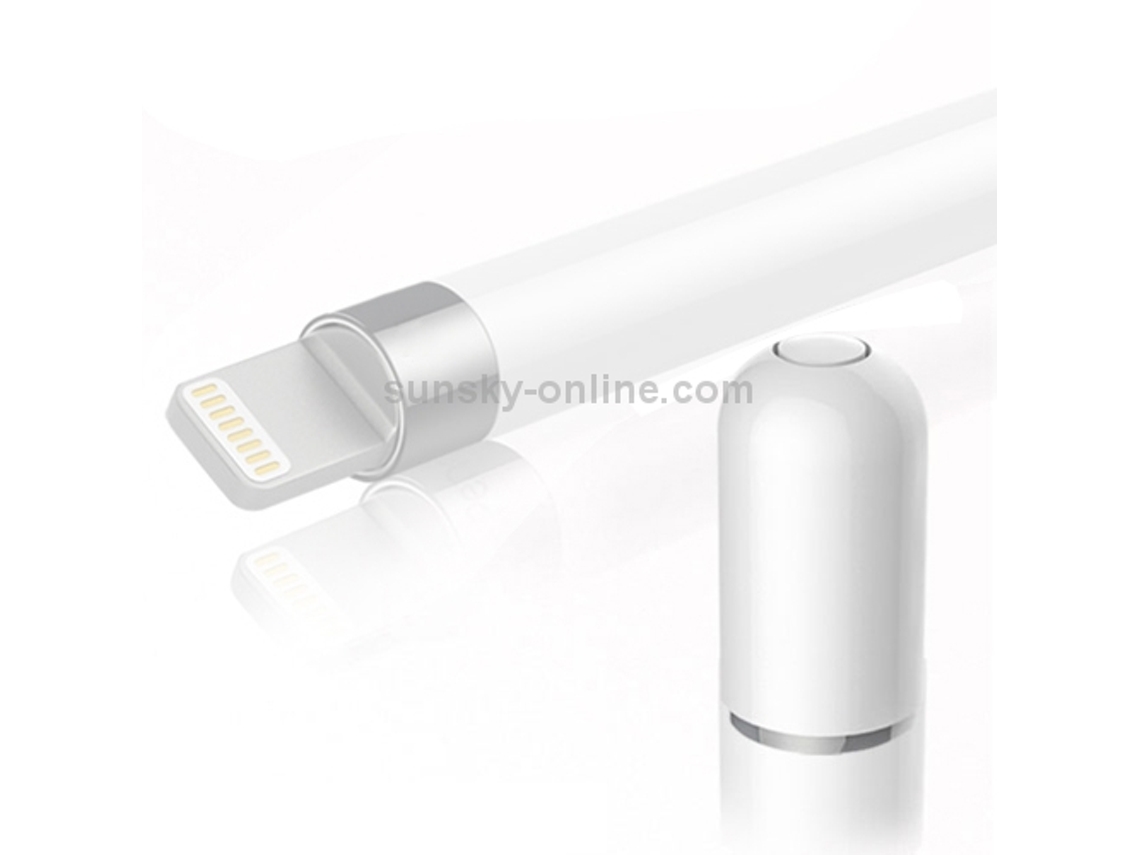 Tampa Protetora Para Lápis Stylus Apple Pencil 1 Com Sistema Anti-perda Magnético (branca).