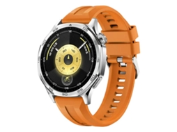 Bracelete para Huawei Watch Gt 6 5 4 3 XIAOMOYU silicone cor sólida com fivela laranja (46mm)
