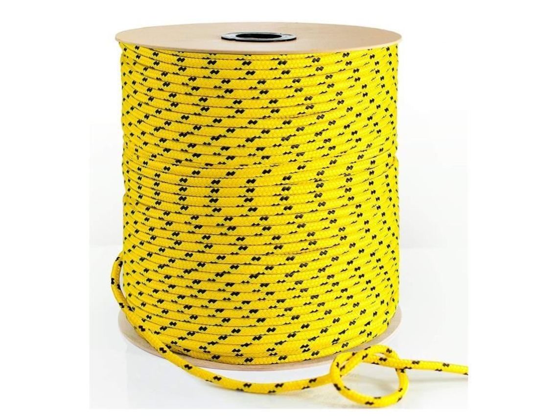 Polipropileno Cáustico Grip 200m 8mm Amarelo AQUAFORGE