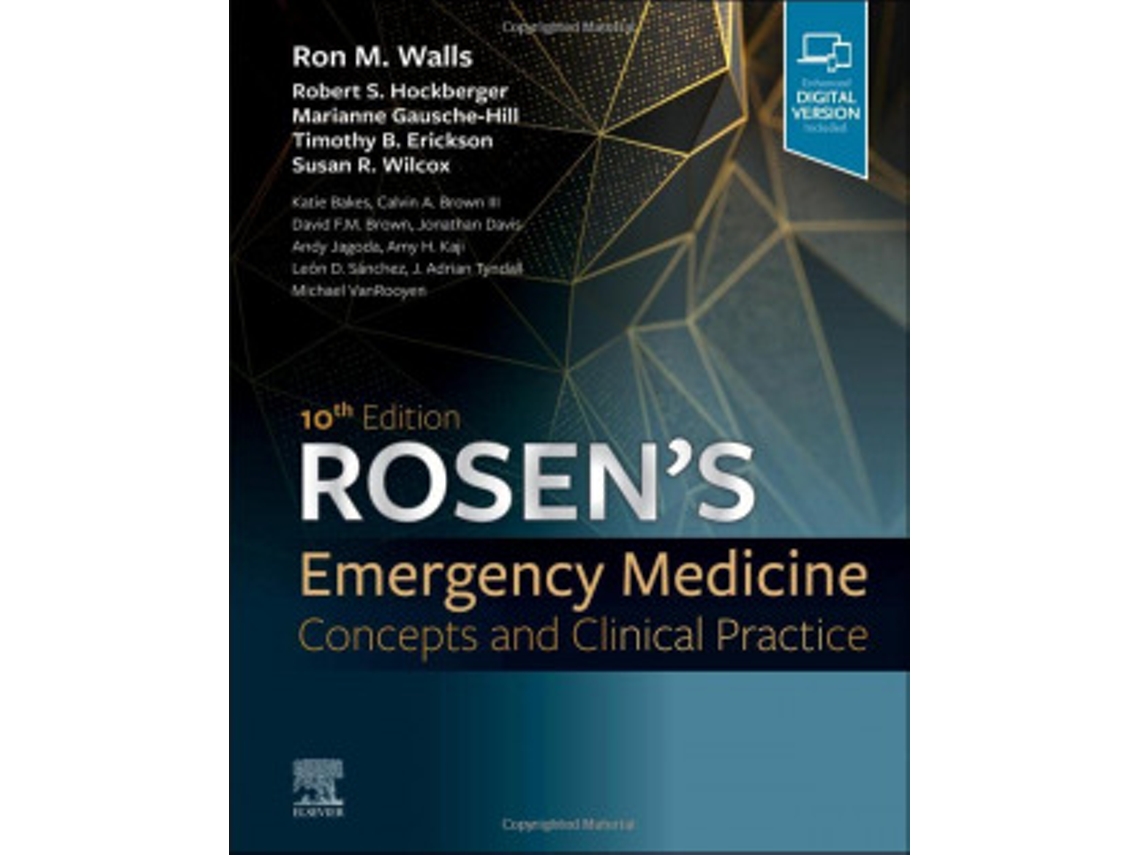 Livro RosenS Emergency MedicineConcepts Clinical Practice 10Th de Walls e Ron (Inglês)