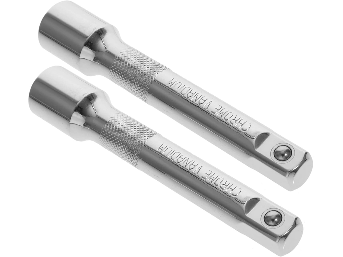 Adaptador De Catraca Extensão 2 Peças Para Chave Soquete Em Polegadas