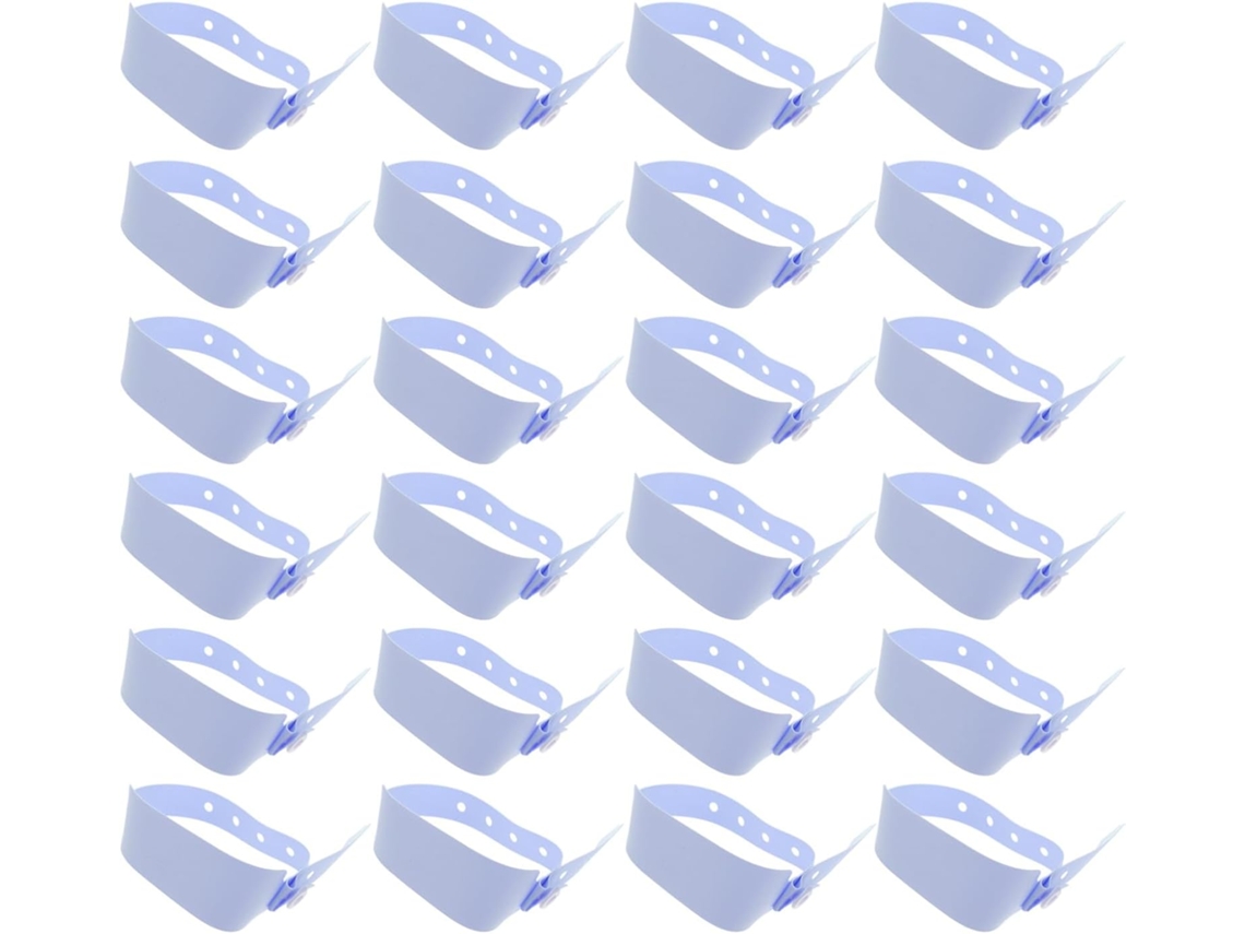 Pulseiras de Identificação Precisas, 100 Pulseiras de Identificação Médica em PVC para Hospitais e Processos