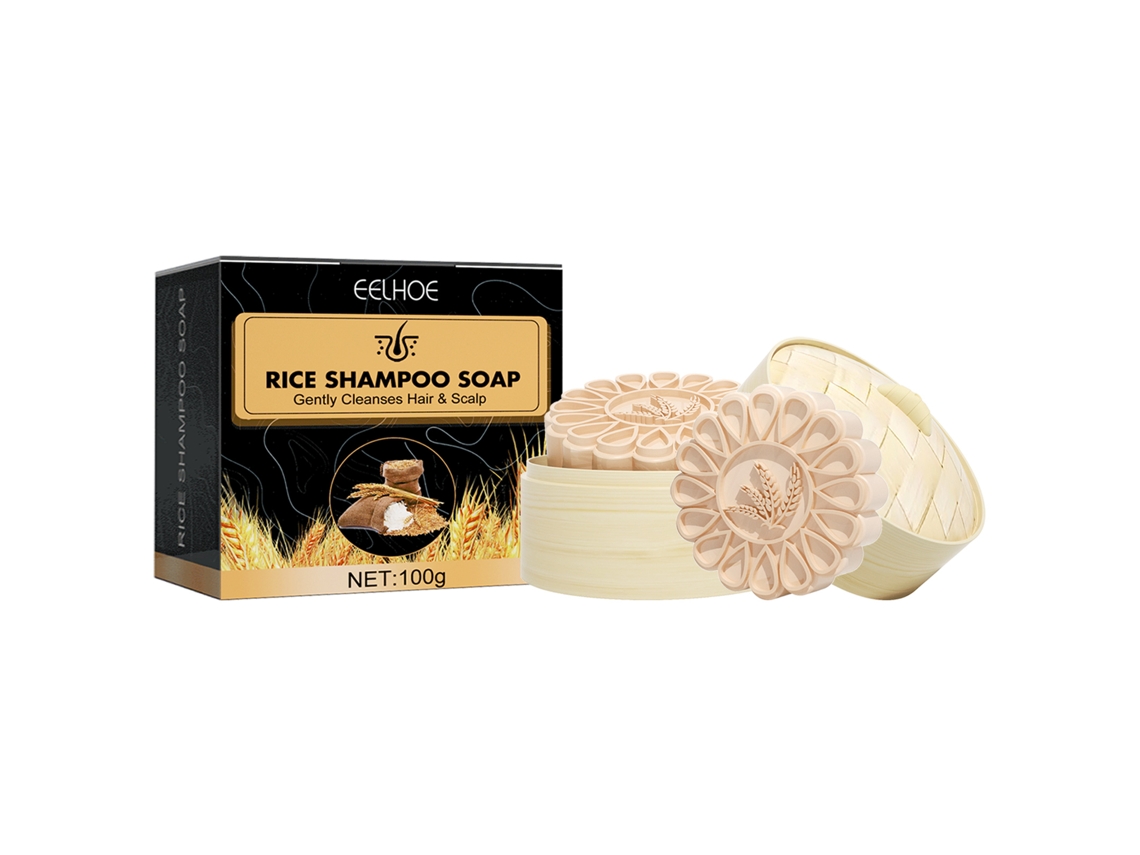 Barra Shampoo Anti caída Arroz Eelhoe