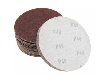 Discos De Lixa De 150 Mm Com Revestimento De Velcro Para Lixadeira, Sem Furos, 40/60/80/100/120, Grãos Variados, Pacote Com 50 Liptaptyn