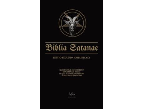 Livro Biblia Satanae ESA Traditional Satanic Bible Enhanced de Lcf Ns (Inglês - Capa Dura)