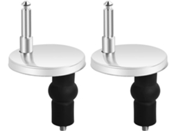 Conjunto de 2 soportes universales para tapa de inodoro, bisagras, resistentes | S/MARCA