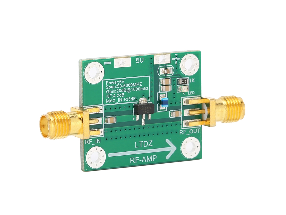 Laxiscreed Módulo Amplificador Rf Com 20db De Ganho De 50mhz A 6ghz