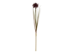 Flor Artificial de Crisântemo Aster Spider da Hill Interiors, Cor Bordô. AQUAFORGE