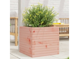 Vidaxl Vaso/floreira De Jardim 50x50x45,5 Cm Madeira De Douglas Maciça