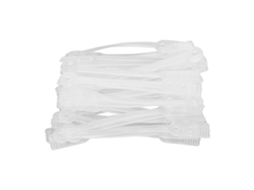 50pcs Elásticos Reutilizáveis De Silicone Resistente À Alta Temperatura Para Curlers De Cabelo Com Design Pendurável
