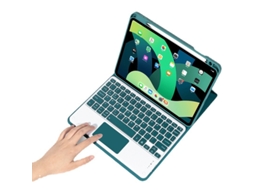 Lurelia Capa Com Teclado Bluetooth Para Ipad 9.7 2018/2017 Com Teclado De Toque