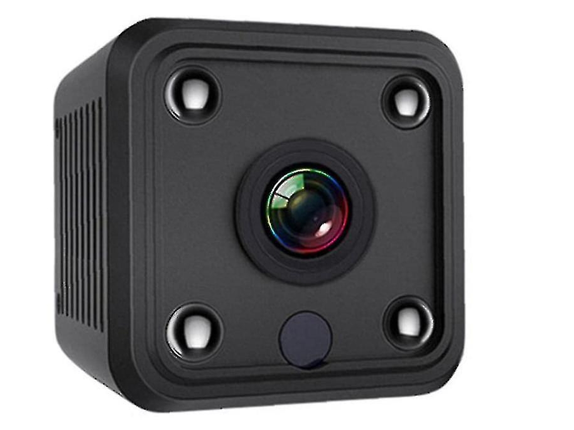 Minicâmera sem fio Bestvite com Wi-Fi, 1080P HD, áudio esportivo e visão noturna (preta)