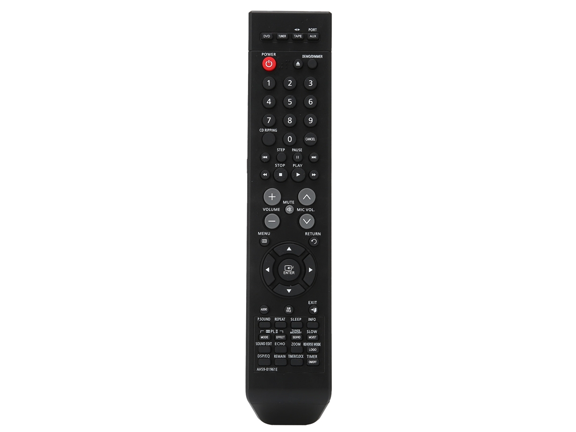 Mali controle Remoto Substituto Ah59‑01961e para Home Theater Dvd Samsung