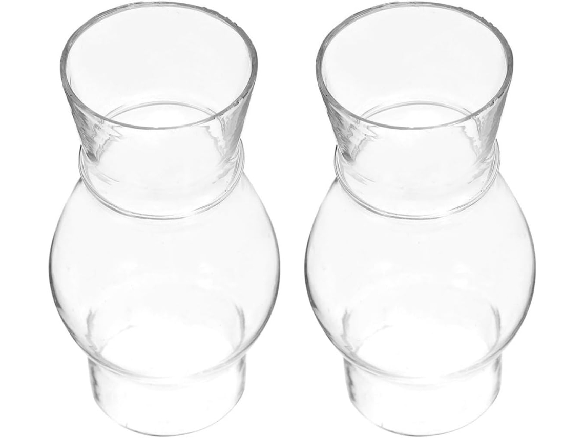 Cúpulas de Vidro Vintage para Lâmpadas a Querosene e Óleo, Fáceis de Instalar, Iluminação Transparente SFUSHOS
