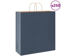 Paper Bag, Paper Bags Vidaxl Azul Papel (45 X 17 X 48 Cm)