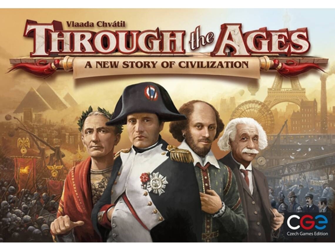 Jogo de Tabuleiro DIVERCENTRO Through The Ages (Idade Mínima: 14 - Nível Dificuldade: Elevado)