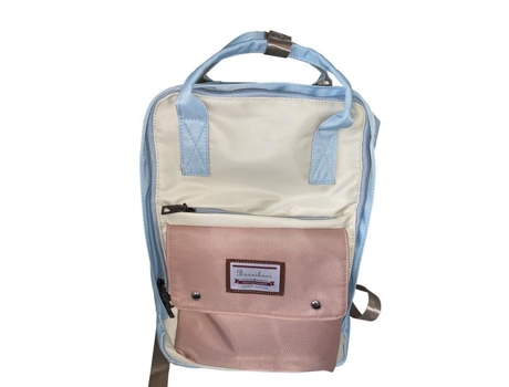 Mochila Arrumação Unissexo COMETE CONSOMMABLE Tons Pastéis Prática Forte Branco