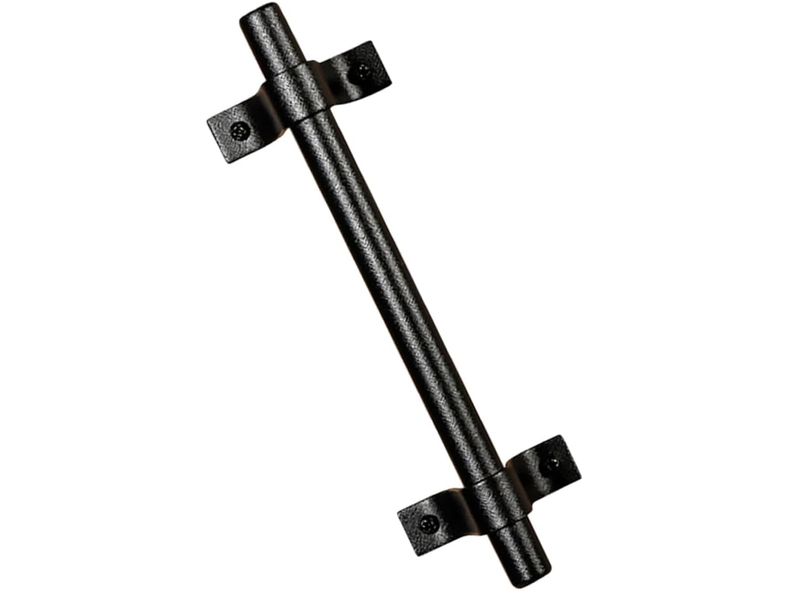 Puxador De Porta Celeiro Estilo Americano Nuobesty, Barra De Ferro Preta Fosca, Acessórios Para Casa, Puxadores De