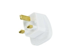 Adaptador Ac220V [Uk - Pl/Eu] Branco Qz36