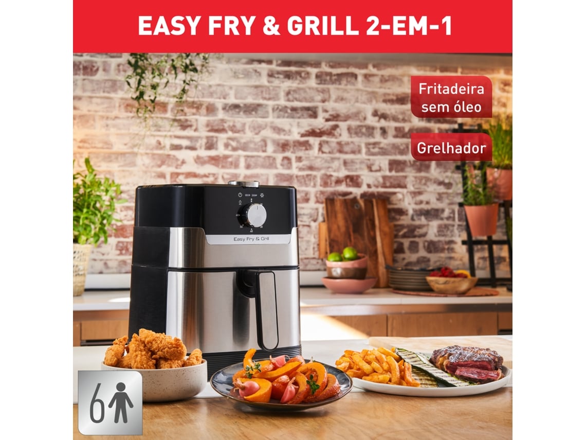 Friteuse sans huile MOULINEX Easy Fry and Grill XL 4.2L EZ501D10