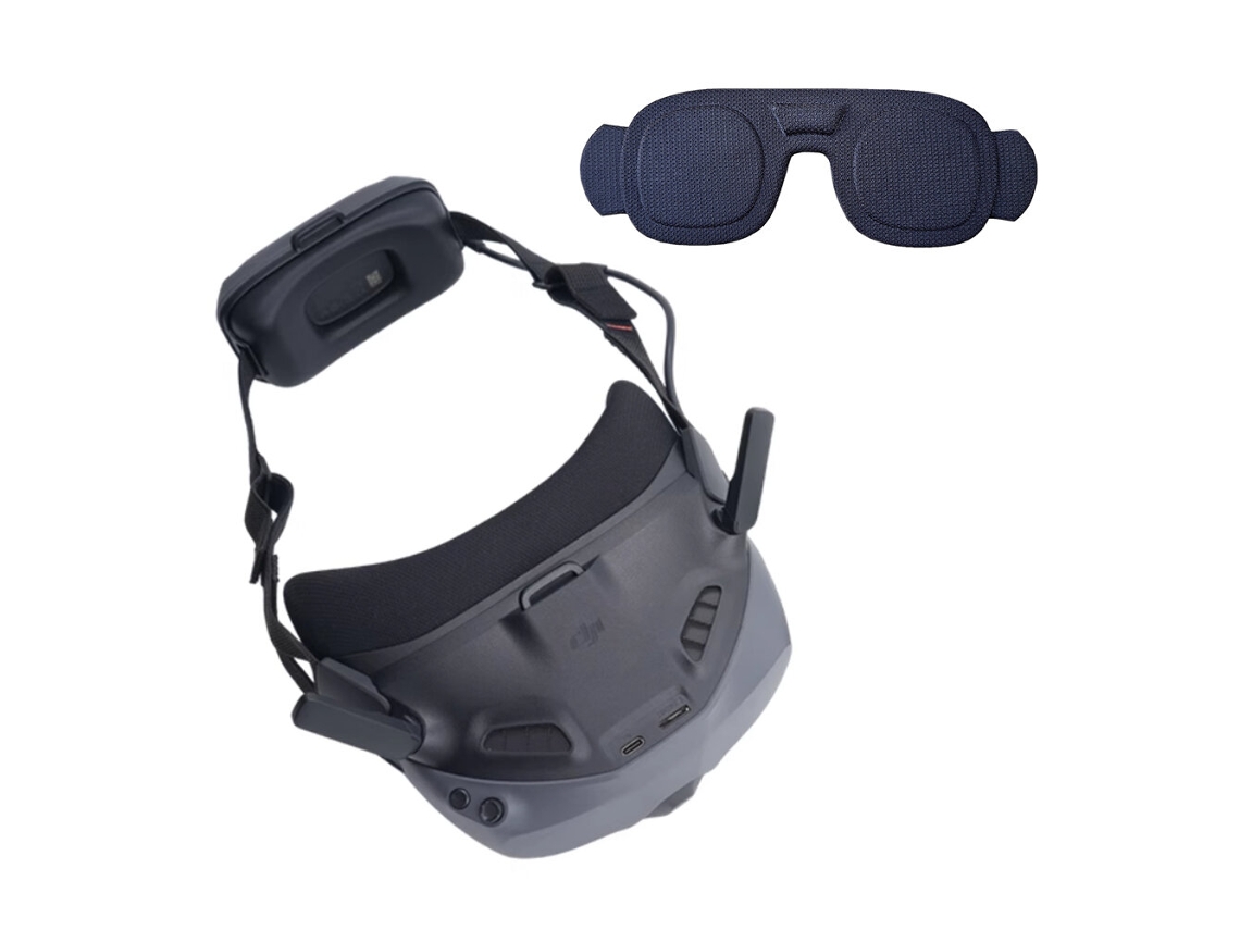 Óculos Fpv Mxk N3 Preto Bloqueio Luz Máscara Ocular Exclusiva Dji Neo Capa Protetora Lentes Poeria Espuma Macia Anti vazamento para Dji N3 MDUG