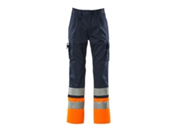 Calças Grandes Com Bolsos Para Joelheiras Safe Compete 12379 Azul 52 / 32 MASCOT