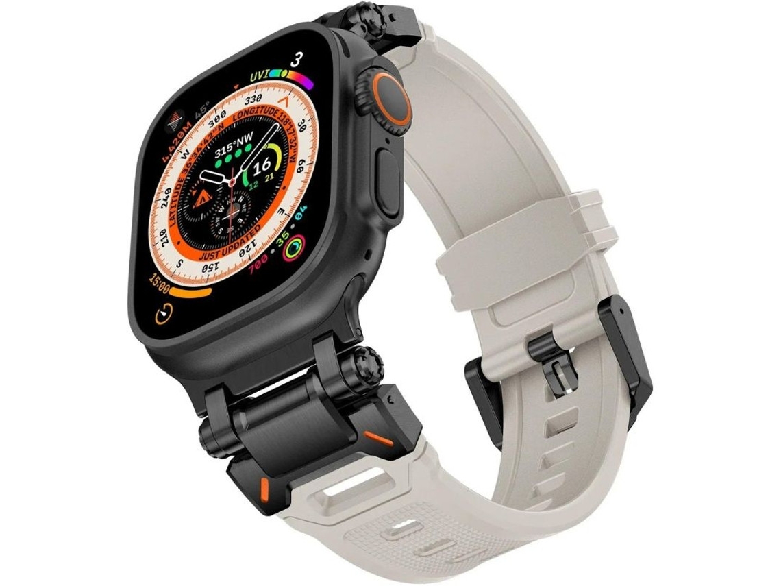 Pulseira para Apple Watch Series 1 38mm BRANCO com design resistente e elegante (38mm)