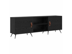 Gabinete para Tv Carvalho Preto 150 X 30 X 50 Cm MAISON EXCLUSIVE