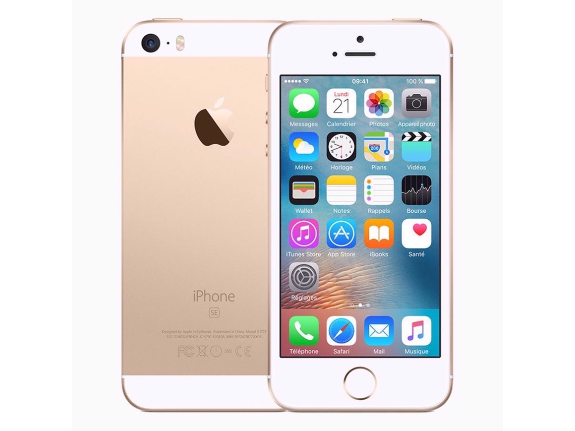 iPhone SE APPLE (Recondicionado Marcas Mínimas - 2 GB - 64 GB - Dourado)