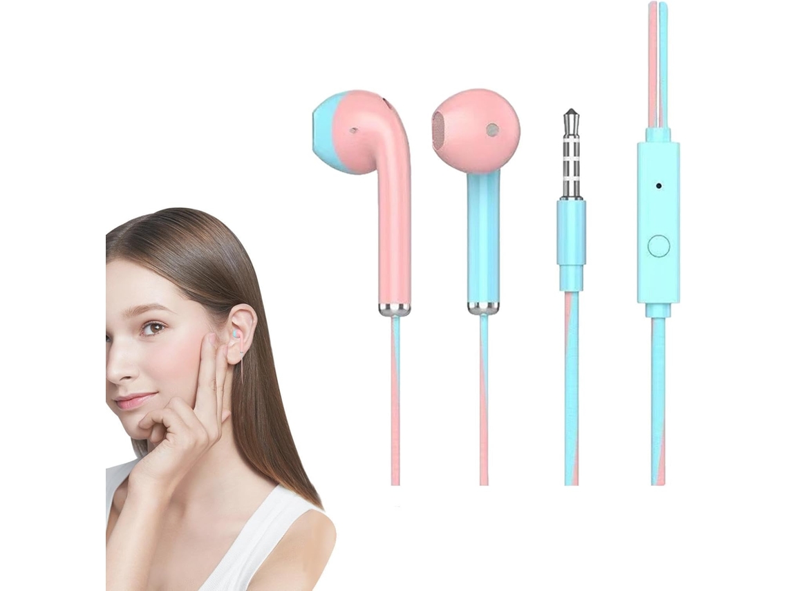 Auricolari Per La Scuola | Cablati Graziose Cuffie Plug In, Cablate Per Le Orecchie Con Tappi Di Diverse Dimensioni