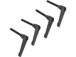 Conjunto De 4 Botões Ajustáveis Com Rosca Macho Rizghwoy Para Aplicações Industriais, Em Aço Inoxidável, 16-50mm