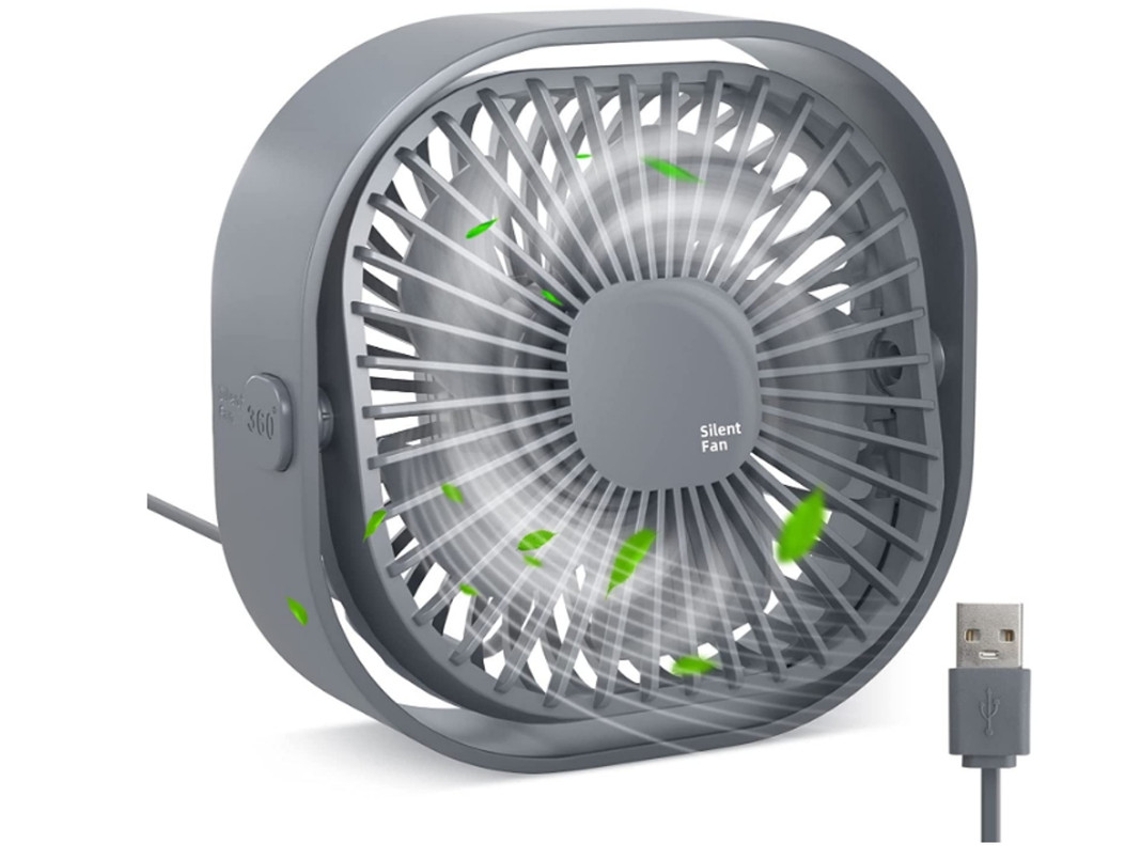 Ventoinha de Mesa YIZHOOD Fans271 Cinza