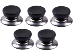 Conjunto De 5 Peças De Puxadores De Aço Inoxidável Resistentes Ao Calor Para Tampas De Panelas, Utensílios De Cozinha Pa Gokoco