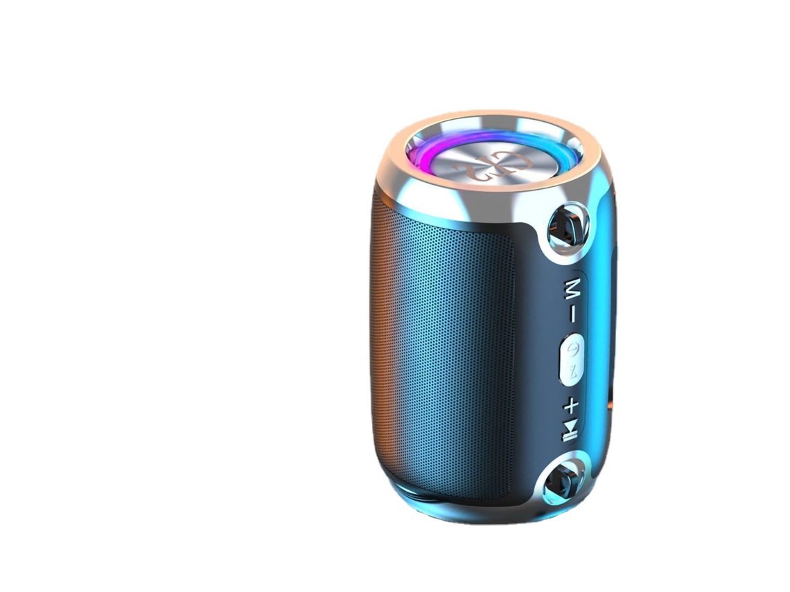 Altifalante Bluetooth EOOCOO com subwoofer inteligente e cartão externo