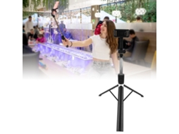 Suporte Para Celular Bluetooth De 1,7 M Com Controle Remoto Universal E Suporte Para Selfies Portátil Para Vlog
