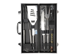 Conjunto para Churrasco em Aço Inoxidável com Queimador MDUG