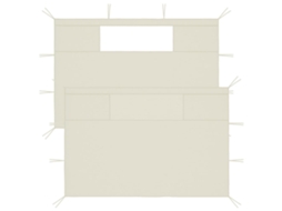 Gazebo Sidewall, Gazebo Sidewalls Vidaxl Creme Tecido (4.35 X 2.1 M)
