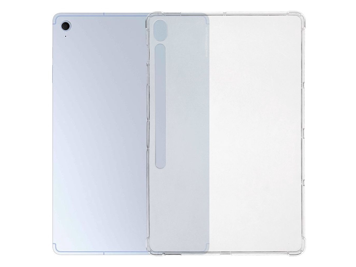 Capa À Prova De Choque Para Samsung Galaxy Tab S10 Fe Plus - Transparente