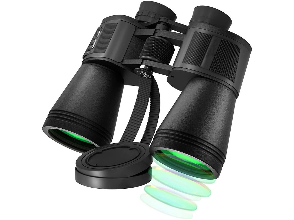 Binóculos 20x50 Visão Noturna Hd Bak4 Prisma Fmc Ip68 Observação Pássaros Viagens Esportes Caça Caminhadas Preto Bestvite