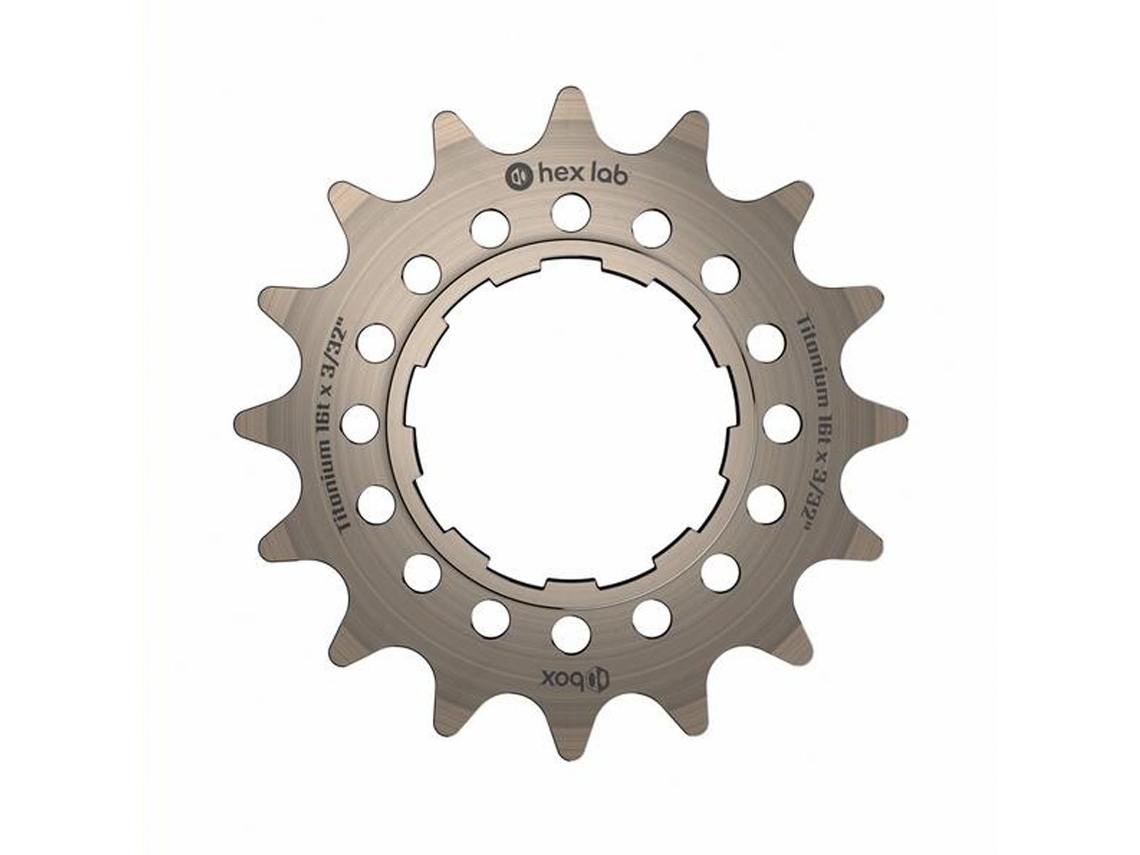 Roda dentada de titânio BOX Hex Lab