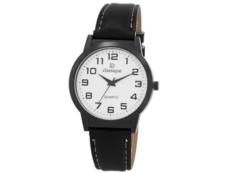 Relógio Classique® Homem Com Pulseira De Pele Ecológica