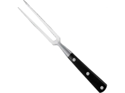Garfo De Aço Inoxidável Reforçado Para Trinchar, Ideal Para Churrasco, Preparo De Carnes, Aves E Servir Peru.