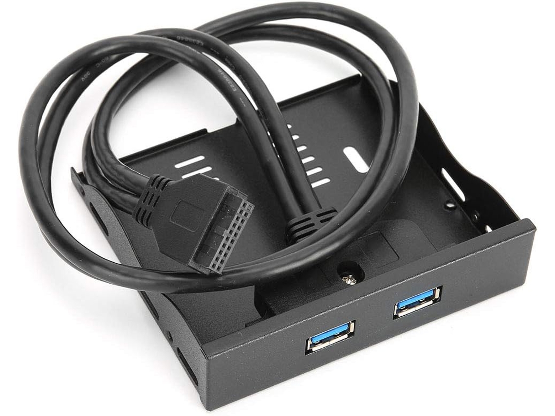 Painel Frontal Expansível: Hub Usb 3.0 Durável Que Cria 2 Portas A