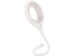 Luminária De Leitura Portátil Com Haste Flexível E Controle Voz Toddmomy, Alimentada Por Usb, Branca, Com Luz Led, Ideal
