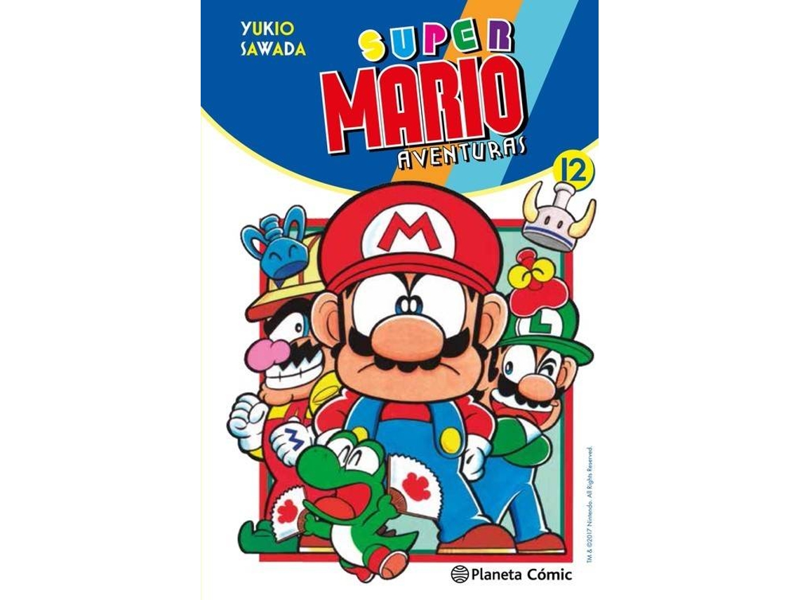 Livro Súper Mario Aventuras 12 de Yukio Sawada (Espanhol)