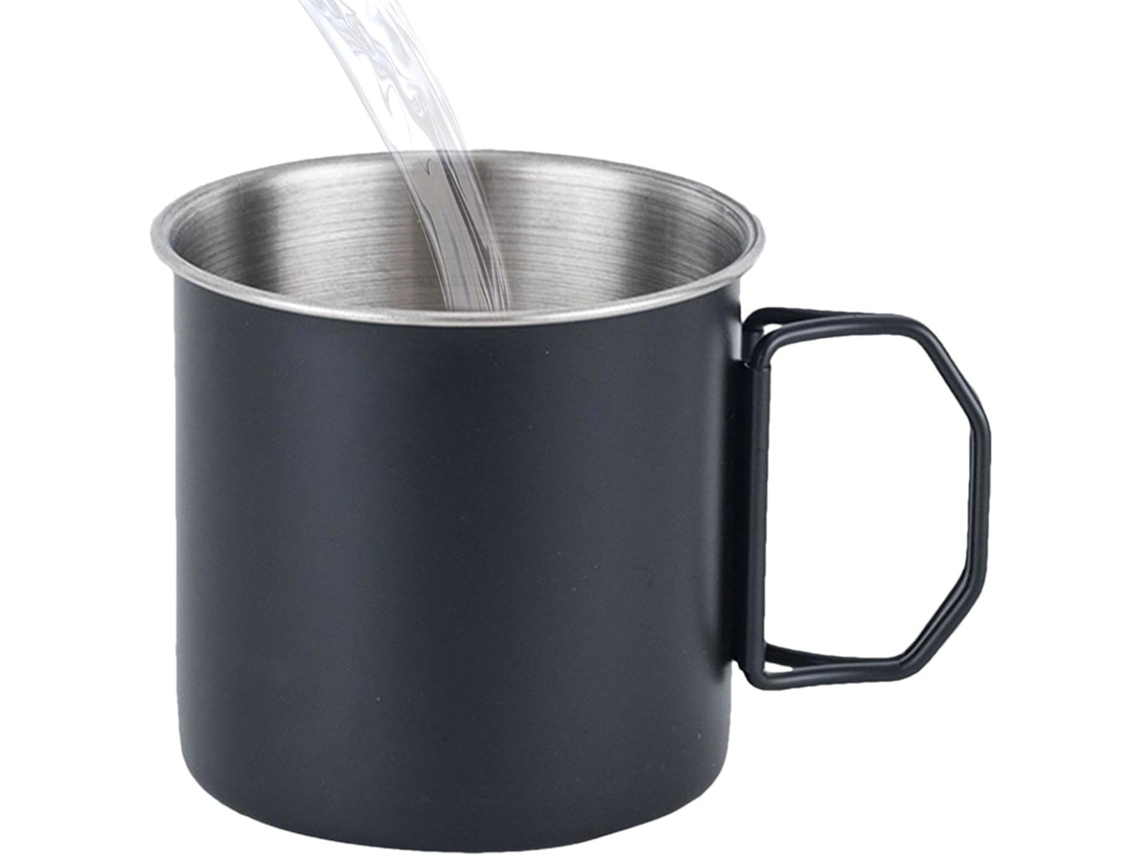 Caneca De Café Para Camping Em Aço Inoxidável