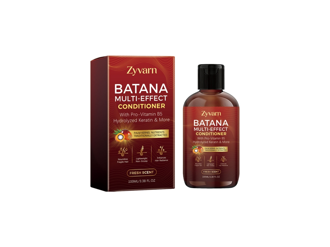 Condicionador Zyvarn Batana Multi efeito para Cabelo Suave, Brilhante e Diário LAXISCREED