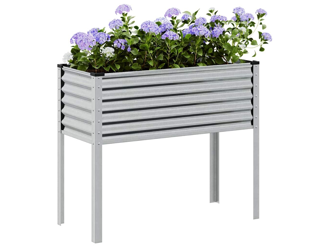 Vidaxl Vaso De Jardim 100x45x90 Cm Aço Galvanizado