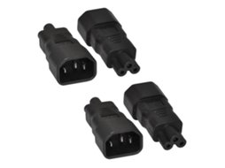 Lurelia Adaptadores De Alimentação Iec320 C14/c13 Para C5/c6, 16a 250v, Conjunto 2 Unidades